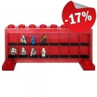 LEGO Showcase voor 16 minifiguren ROOD LEGO Showcase voor 16 minifiguren ROOD