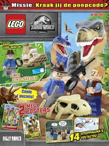 LEGO Jurassic World Magazine 2023 6 8710823007538 LEGO Jurassic