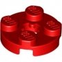 LEGO Plaat 2x2 Rond ROOD (100 stuks)