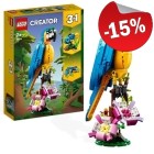 LEGO 31136 Exotische Papegaai, slechts: € 21,24