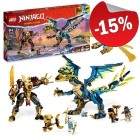LEGO 71796 Elementdraak VS Mecha van de Keizerin, slechts: € 89,24