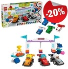 DUPLO 10445 F1 Team Racewagens en Coureurs, slechts: € 35,99