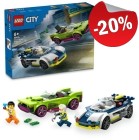 LEGO 60415 Politiewagen en Snelle Autoachtervolging, slechts: € 15,99