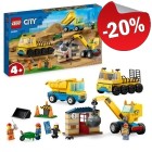 LEGO 60391 Kiepwagen, Bouwtruck en Sloopkraan, slechts: € 39,99