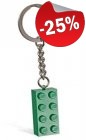 LEGO Sleutelhanger Steen 2x4 GROEN, slechts: € 2,99