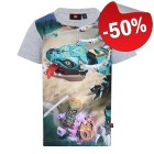 LEGO T-shirt Ninjago LICHTGRIJS (LWTAYLOR 323 - Maat 140), slechts: € 12,49
