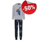LEGO Pyjama Ninjago LICHTGRIJS (LWALEX 611 - Maat 104), slechts: &euro; 17,50