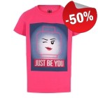LEGO T-Shirt DONKER ROZE (M-22601 - Maat 128), slechts: € 9,00