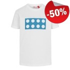 LEGO T-Shirt WIT (LWTOBIAS 600 - Maat 122), slechts: € 9,00