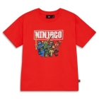 LEGO T-shirt Ninjago ROOD (LWTAFFY 621 - Maat 134), slechts: € 17,99