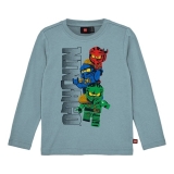 LEGO T-shirt Ninjago ZANDBLAUW (LWTAFFY 603 - Maat 134)