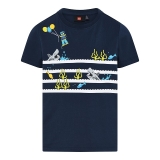 LEGO T-shirt Sharks DONKERBLAUW (LWTAYLOR 310 - Maat 122)