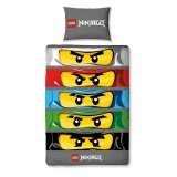 LEGO Dekbedovertrek Ninjago 2-in-1 Eyes