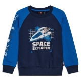 LEGO Sweatshirt City DONKERBLAUW (LWSAKU 706 - Maat 104)