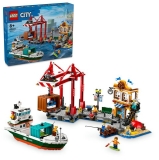 LEGO 60422 Haven met Vrachtschip
