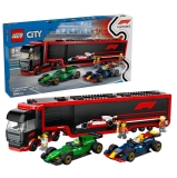 LEGO 60445 F1 Truck met RB20 en AMR24 F1 Auto's