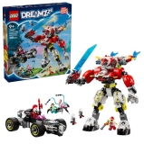 LEGO 71497 Coopers Tijgermecha en Zero's Hot Rod Auto