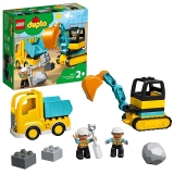 DUPLO 10931 Truck & Tracked Excavator