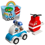 DUPLO 10957 Fire Helicopter and Police Car
