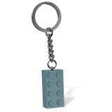 LEGO Sleutelhanger Steen 2x4 ZANDBLAUW