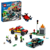 LEGO 60319 Brandweer & Politie Achtervolging