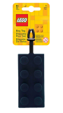 LEGO Bagage Label Steen 2x4 ZWART