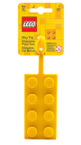 LEGO Bagage Label Steen 2x4 GEEL