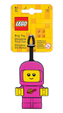 LEGO Bagage Label Ruimtebaby ROZE