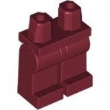 LEGO Benen DONKERROOD (10 stuks)