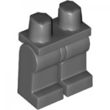 LEGO Benen DONKERGRIJS (10 stuks)