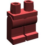 LEGO Benen DONKERROOD (100 stuks)