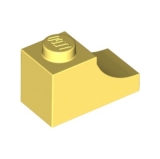 LEGO Boog 1x2 Inverted LICHTGEEL (100 stuks)