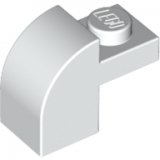 LEGO Boog 1x2 WIT (100 stuks)