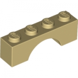 LEGO Arch 1x4 TAN (100 pcs)