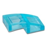 LEGO Boog 2x1 TRANSPARANT LICHTBLAUW (100 stuks)