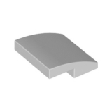 LEGO Boog 2x2 LICHTGRIJS (100 stuks)