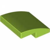LEGO Boog 2x2 LIMEGROEN (100 stuks)