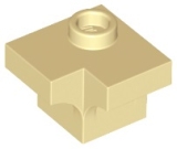 LEGO Boog Dubbel 2x2 Hoek met Nop BEIGE (100 stuks)