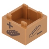 LEGO Box 2x2x1 HP Game Spinner Opdruk NOUGAT (10 stuks)