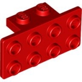 LEGO Bracket 1x2 2x4 RED 100 pcs BRICKshop LEGO en DUPLO specialist