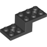LEGO Bracket 5x2x1.1/3 met 2 gaten ZWART (100 stuks)