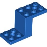 LEGO Bracket 5x2x2 1/3 with 2 holes BLUE (100 pcs)