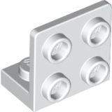 LEGO Bracket Inverted 1x2 - 2x2 WHITE (100 pcs)