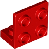 LEGO Bracket Inverted 1x2 - 2x2 RED (100 pcs)