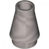 LEGO Cone 1x1 ZILVERKLEURIG (100 stuks)
