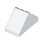 LEGO Slope 45 2x1 Double WHITE (100 pcs)