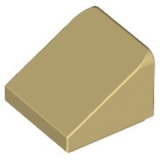 LEGO Dakpan 30 1x1 BEIGE (100 stuks)