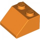 LEGO Dakpan 45 2x2 ORANJE (100 stuks)
