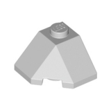 LEGO Dakpan 45 2x2 Hoek Wedge LICHTGRIJS (100 stuks)