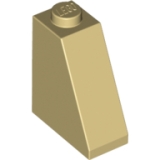 LEGO Dakpan 65 2x1x2 BEIGE (100 stuks)